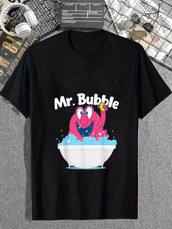 cotton Mr. Bubble - Bubble Bath Hot Tub Wellness Bathtub T-Shirt casual Fashion graphic tees for women Hoodie, Sweatshirt