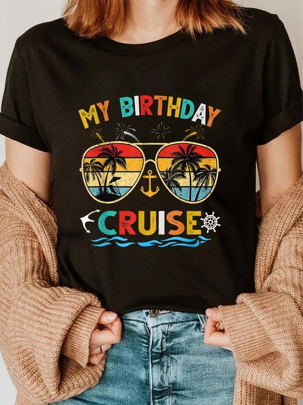 cotton My Birthday Cruise for Men, Women and  T-Shirt casual Fashion graphic tees women Hoodie, Sweatshirt | HypeCrazeTee.com