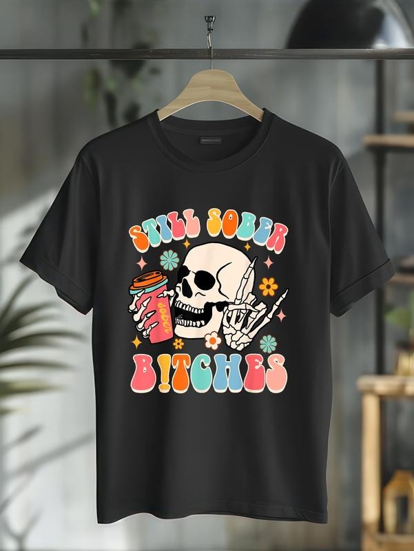 cotton Normalize Sobriety Addiction Recovery Still A Sober Life T-Shirt casual Fashion graphic tees for women Hoodie,...