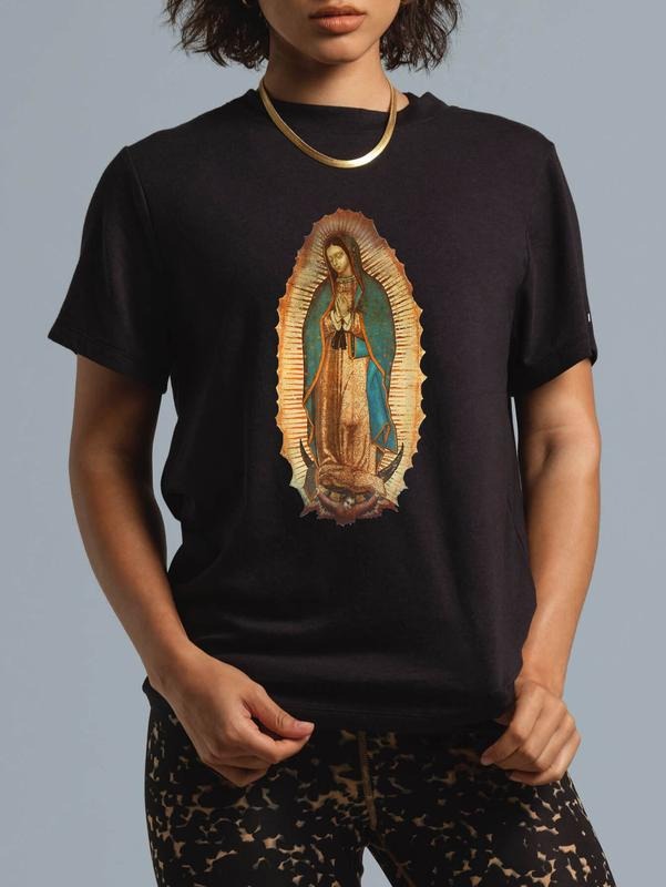 cotton Our Lady Virgen De Guadalupe Virgin Mary T-Shirt casual Fashion graphic tees for women Hoodie, Sweatshirt