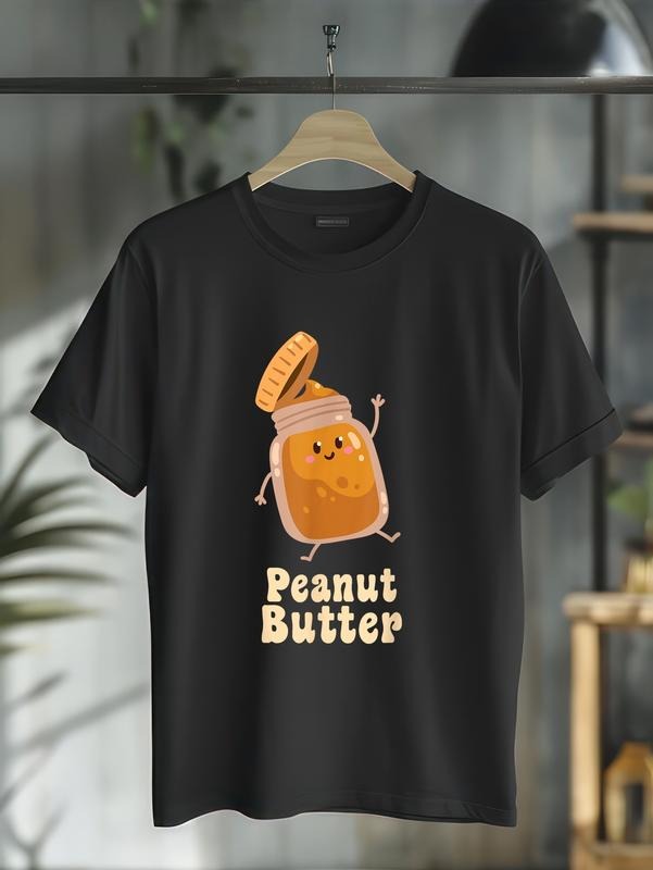 cotton Peanut Butter & Jelly Matching Couple Halloween Best Friends T-Shirt casual Fashion graphic tees women Hoodie,...