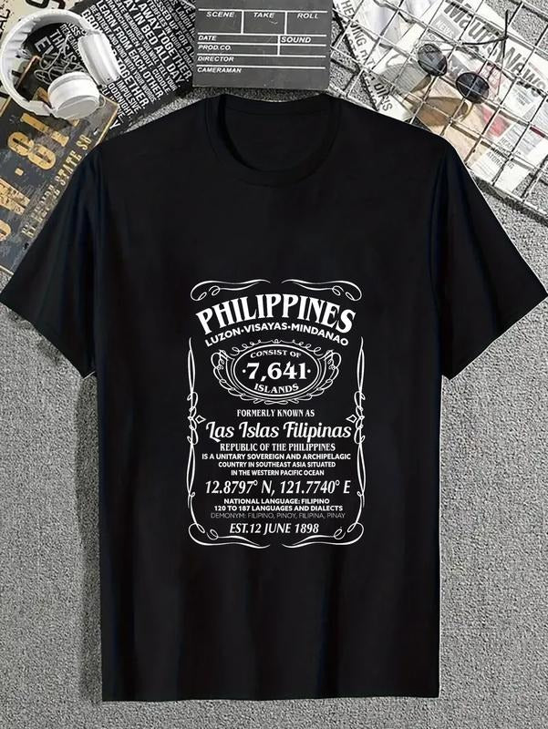 cotton Pinoy Shirt Wi-ki Philippine Facts Filipino Shirt T-Shirt casual Fashion graphic tees for women Hoodie, Sweatshirt