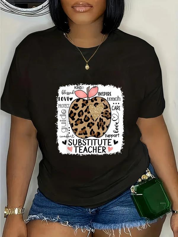 cotton Protect Guide Care Love Support Comfort Substitute Teacher T-Shirt casual Fashion graphic tees for women Hoodie,...