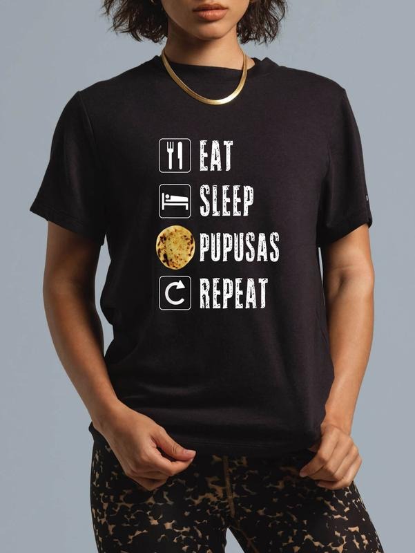 cotton Pupusas El Salvador Salvadorian Food Salvi Guanaco Eat Vos T-Shirt casual Fashion graphic tees women Hoodie,...