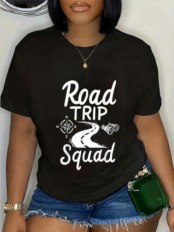 cotton Road Trip Travel Travelling T-Shirt casual Fashion graphic tees women Hoodie, Sweatshirt | HypeCrazeTee.com