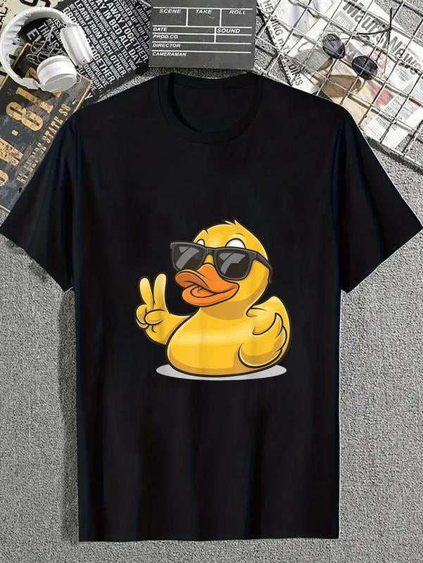 cotton Rubber Duck With Sunglasses T-Shirt casual Fashion graphic tees for women Hoodie, Sweatshirt | HypeCrazeTee.com