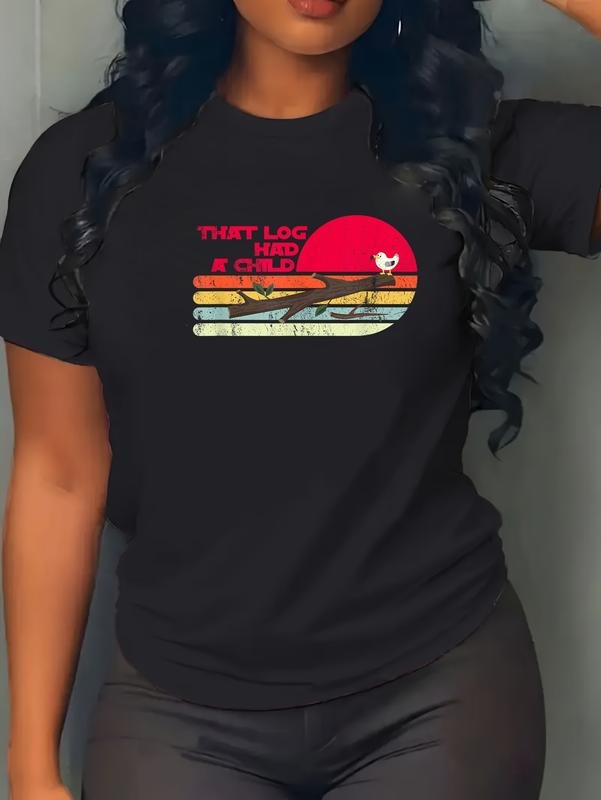 cotton Seagulls That Log Had A Child Dank Meme Stop It Now Dad Joke T-Shirt casual Fashion graphic tees for women Hoodie,...