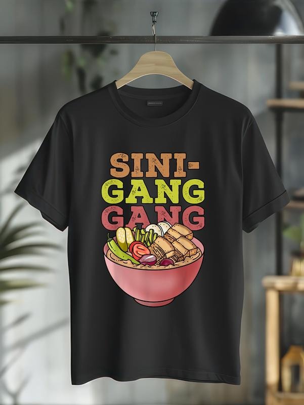 cotton Sinigang Gang Funny Philippines Pinoy Filipino Food T-Shirt casual Fashion graphic tees for women Hoodie, Sweatshirt