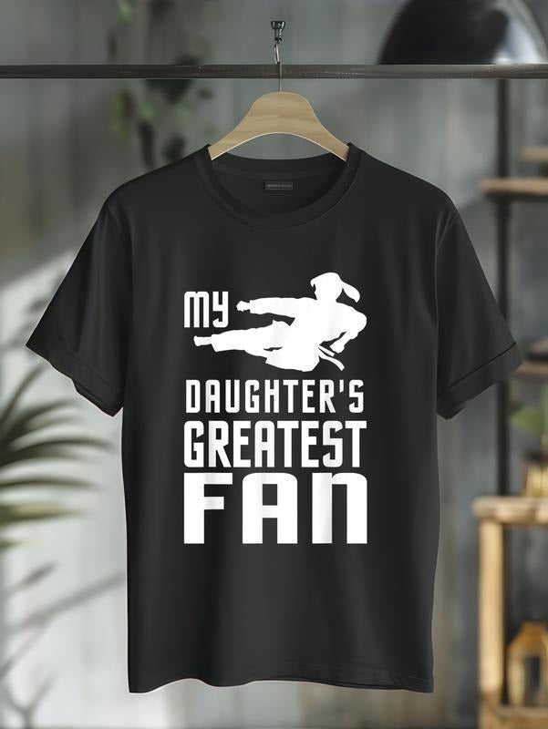 cotton Taekwondo Girl T-Shirt For Moms And Dads T-Shirt casual Fashion graphic tees for women Hoodie, Sweatshirt
