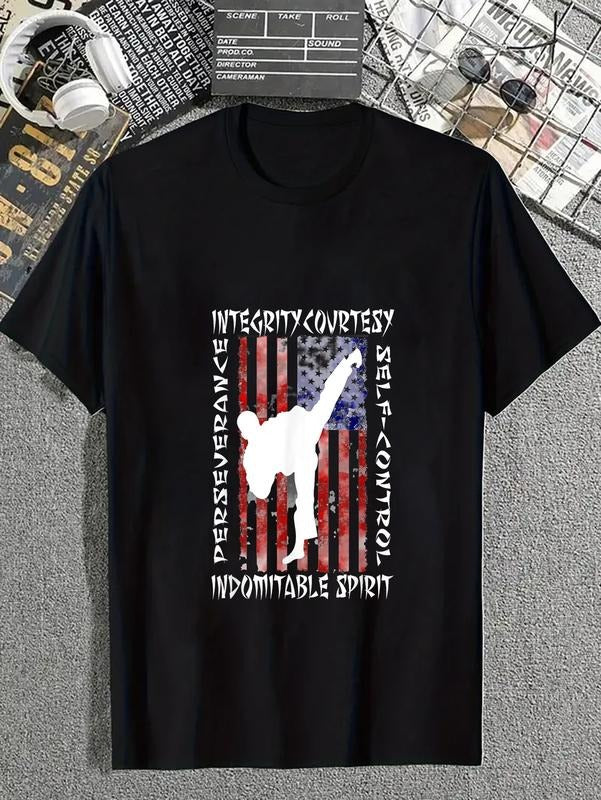 cotton Taekwondo TKD 5 Tenets Taekwon-do Martial Arts Kick White T-Shirt casual Fashion graphic tees for women Hoodie,...