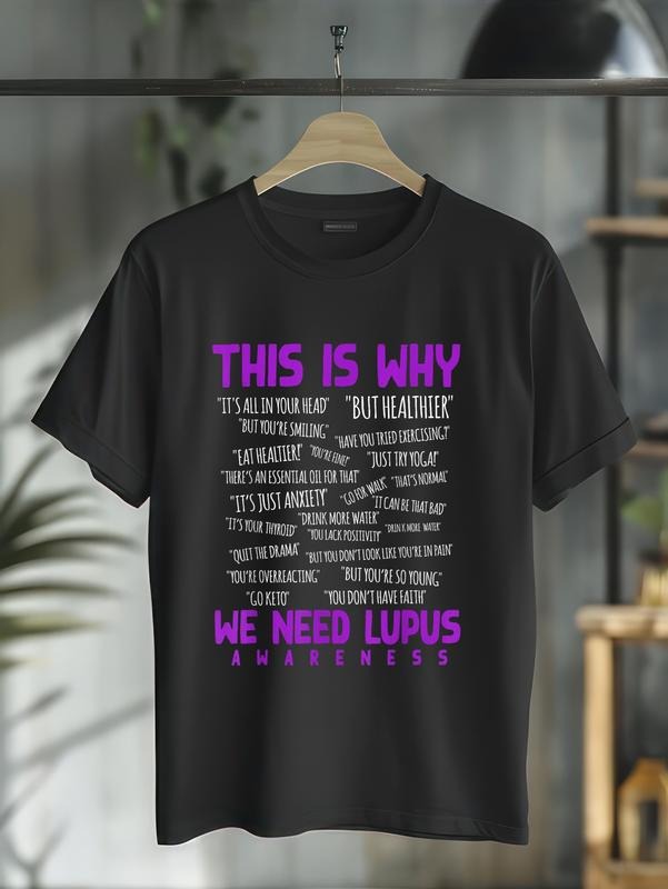 cotton This Is Why We Need Lupus Awareness T-Shirt casual Fashion graphic tees women Hoodie, Sweatshirt | HypeCrazeTee.com