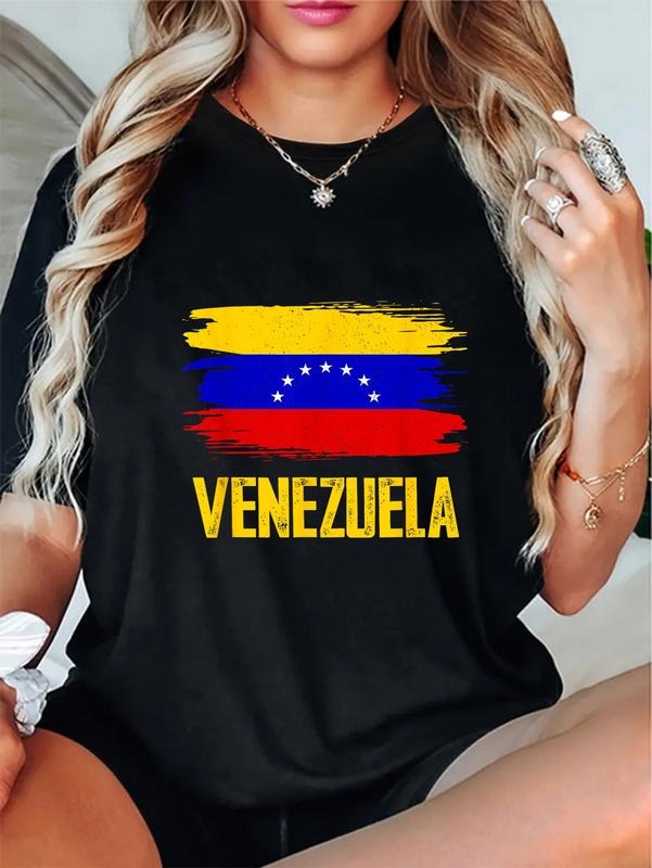 cotton Venezuela Tee For Men And Women Venezuelan Flag Venezuela T-Shirt casual Fashion graphic tees for women Hoodie,...
