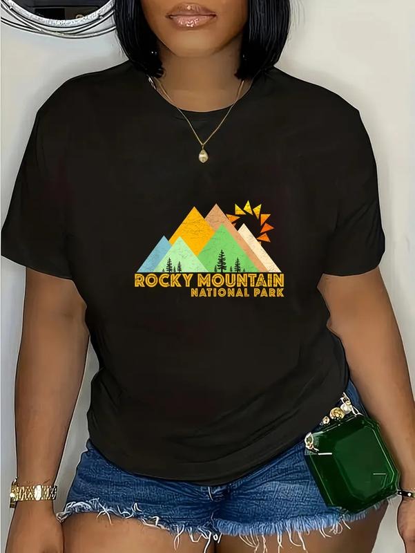 cotton Vintage Rocky Mountain National Park T-Shirt casual Fashion graphic tees Hoodie, Sweatshirt | HypeCrazeTee.com