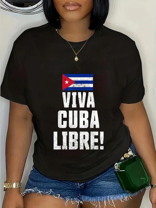cotton Viva Cuba Libre Patria Y Vida T-Shirt casual Fashion graphic tees for women Hoodie, Sweatshirt | HypeCrazeTee.com