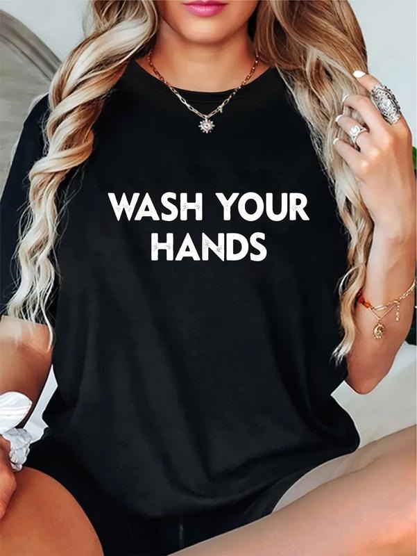 cotton Wash Your Hands Funny School Hygiene Health Teacher Nurse T-Shirt casual Fashion graphic tees Hoodie, Sweatshirt