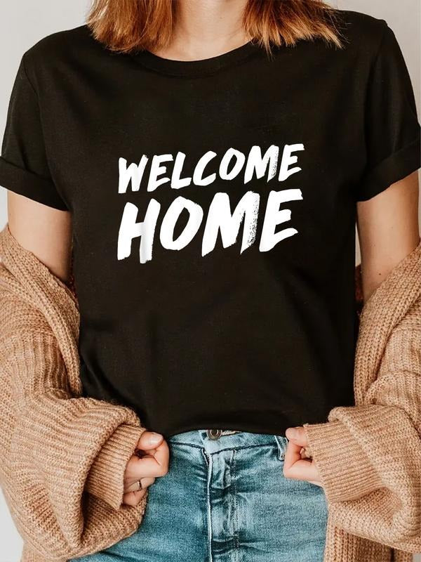 cotton Welcome Home T-Shirt Solider Hospital T-Shirt casual Fashion graphic tees Hoodie, Sweatshirt | HypeCrazeTee.com