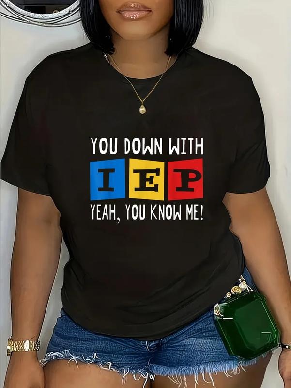 cotton You Down With IEP Yeah You Know Me T-shirt T-Shirt casual Fashion graphic tees for women Hoodie, Sweatshirt