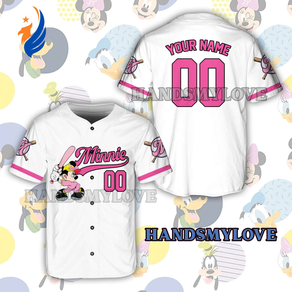 Custom Mickey Game Day Baseball Jersey - Perfect Outfit for Baseball Fans & Lovers - Bafud