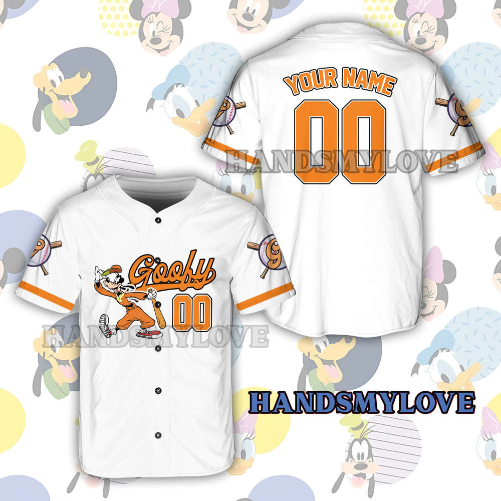 Custom Mickey Game Day Baseball Jersey - Perfect Outfit for Baseball Fans & Lovers - Bafud