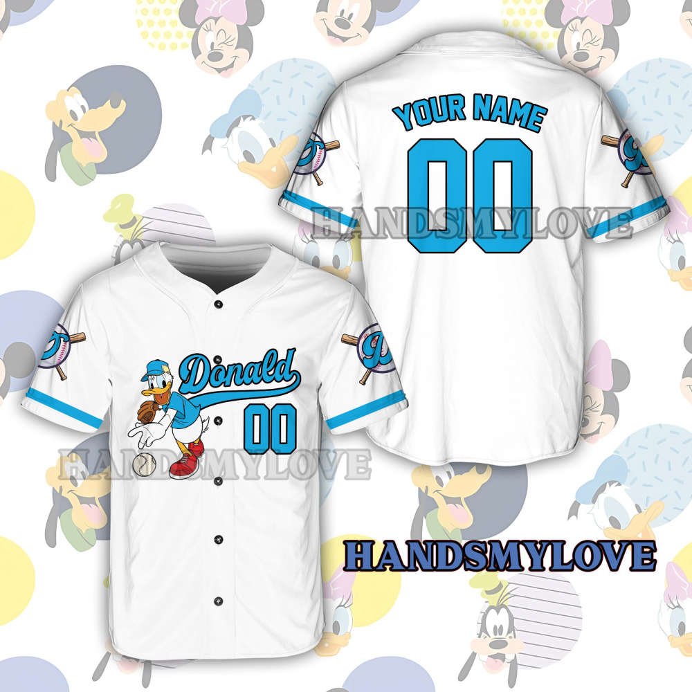 Custom Mickey Game Day Baseball Jersey - Perfect Outfit for Baseball Fans & Lovers - Bafud