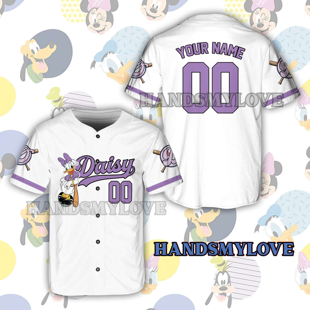 Custom Mickey Game Day Baseball Jersey - Perfect Outfit for Baseball Fans & Lovers - Bafud