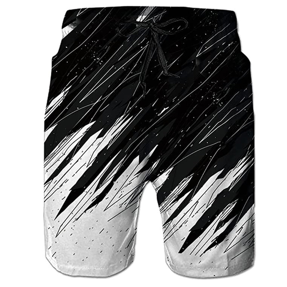 Men's Graphic Animal Cat Swimming Trunks Board Shorts Swim Shorts Mid Waist Streetwear Hawaiian Boho Casual Daily Holiday Drawstring Elastic Waist 3D Print Designer Clothing Apparel