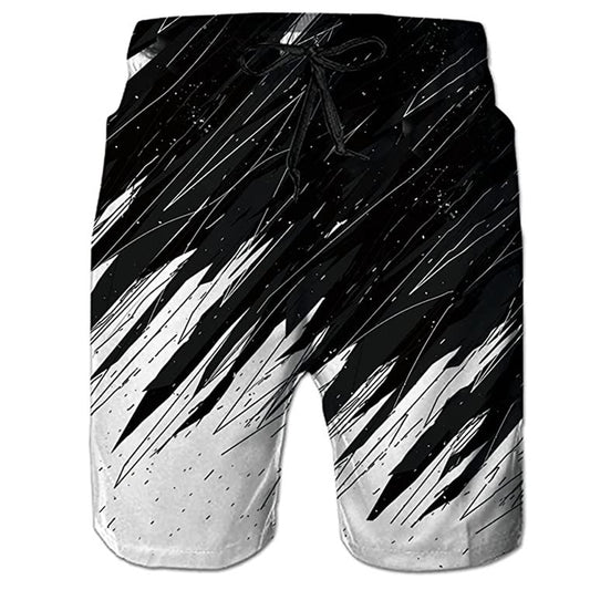 Men's Graphic Animal Cat Swimming Trunks Board Shorts Swim Shorts Mid Waist Streetwear Hawaiian Boho Casual Daily Holiday Drawstring Elastic Waist 3D Print Designer Clothing Apparel