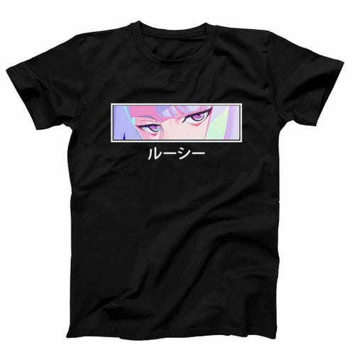 Cyberpunk Edgerunners Anime Art Love Mens T-Shirt Tee