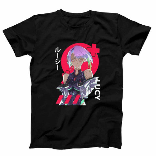 Cyberpunk Edgerunners Lucy Anime Art Mens T-Shirt Tee