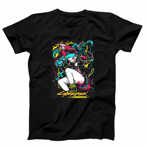Cyberpunk Edgerunners Rebecca Anime Mens T-Shirt Tee