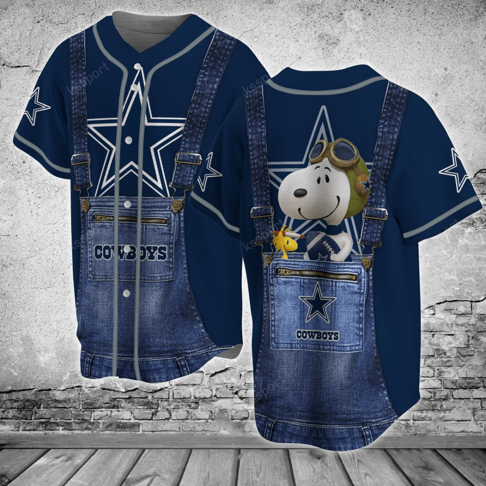 Dallas Cowboys Personalized Baseball Jersey BJ0183 - lylyprint.com