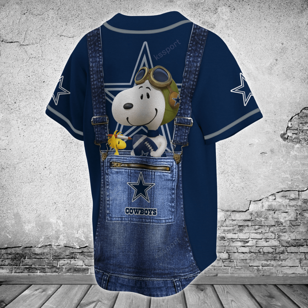 Dallas Cowboys Personalized Baseball Jersey BJ0183 - lylyprint.com