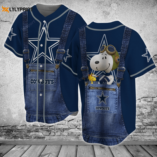 Dallas Cowboys Personalized Baseball Jersey BJ0183 - lylyprint.com