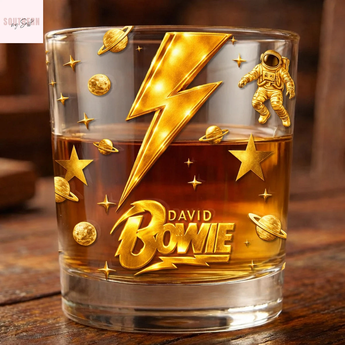 David Bowie 2026 Whiskey Glass