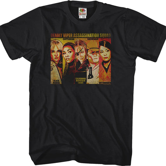 Deadly Viper Assassination Squad Kill Bill T-Shirt