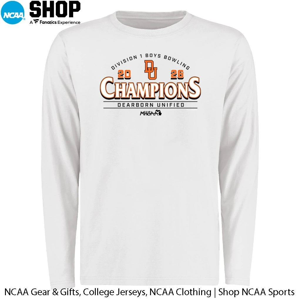 Dearborn Unified 2026 MHSAA Division I Boys Bowling Champions T-Shirt