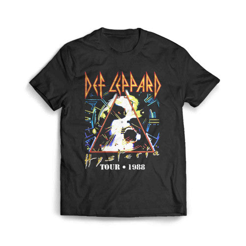 Def Leppard Hysteria Tour 1988 Rock And Roll Men's T-Shirt