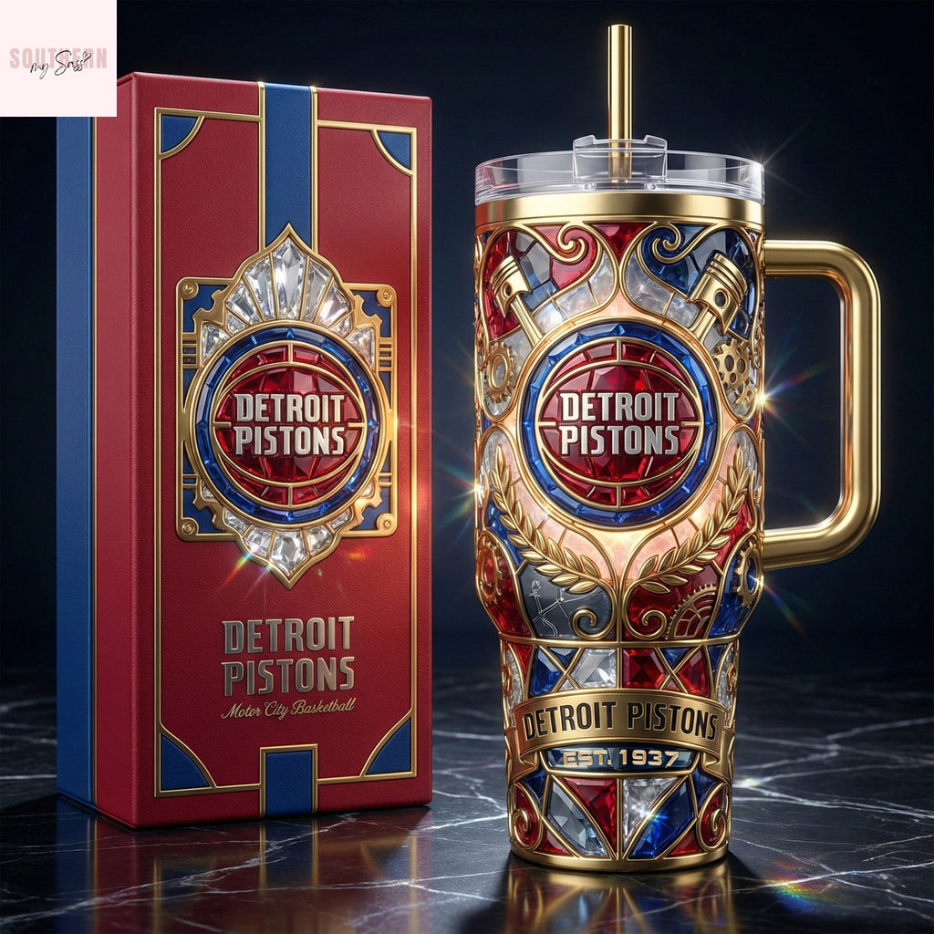 Detroit Pistons Basketball Est 1937 Tumbler