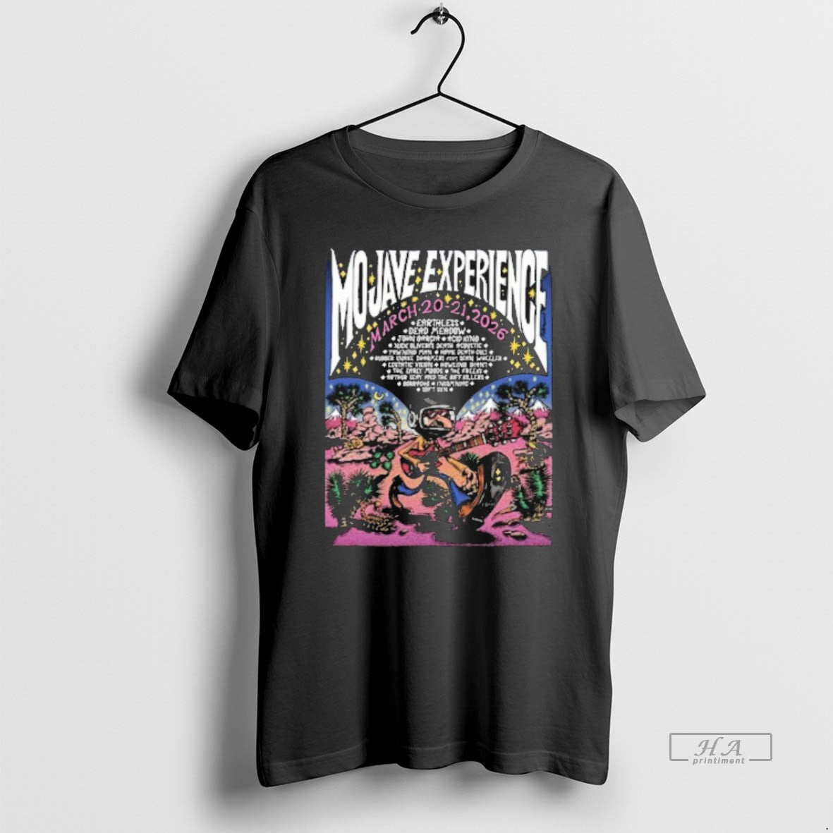 Official Mojave Experience March 20 21 2026 In Joshua Tree Ca T-Shirts, Hoodie, Sweatshirt | HypeCrazeTee.com