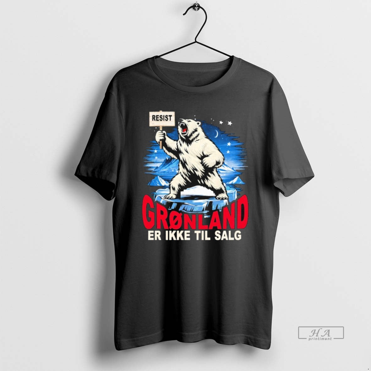 Official Greenland Is Not For Sale Hands Off Greenland Resist Bear T-Shirts, Hoodie, Sweatshirt | HypeCrazeTee.com