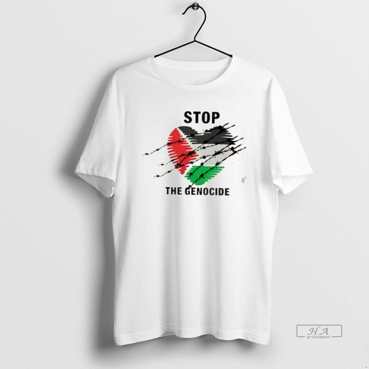 Official Stop The Genocide Heart T-Shirts, Hoodie, Sweatshirt | HypeCrazeTee.com