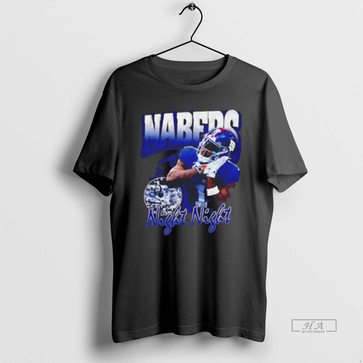 Official Malik Nabers Night Night New York Giants T-Shirts, Hoodie, Sweatshirt | HypeCrazeTee.com
