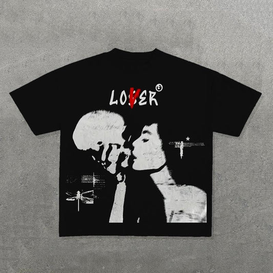 Lover Graphic T-Shirt, Sweatshirt, Hoodie  Available in Sizes S-3XL Crewneck Classic Collar Cotton
