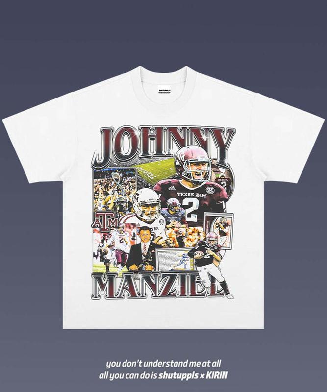 JOHNNY MANZIEL 1.0 Graphic Tee  American Football  Gift For Fan