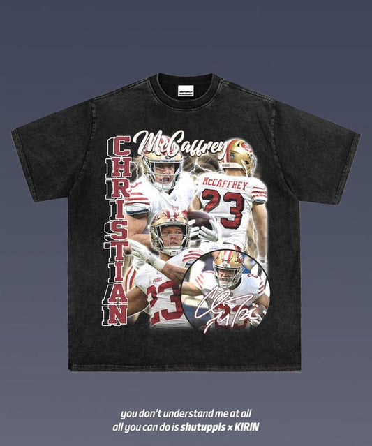 Christian McCaffrey 1.3 Graphic Tee  American Football  Gift For Fan