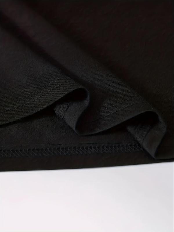 Men's Letter Print Round Neck Tee, Summer Clothes, Casual Regular Fit Short Sleeve Crew Neck T-shirt for Summer, Graphic Tees, Men'sÃ‚Â Streetwear Top fo