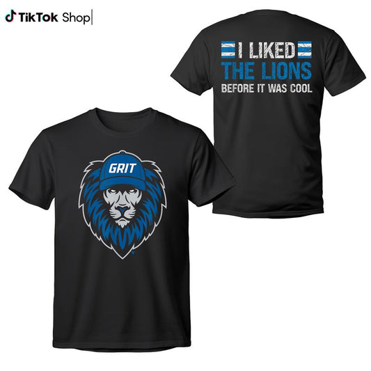 Grit TShirt, 313 Area Cod Shirt,  Lion Before It Was Cool Sweater, Football Unisex Tee, Grit For Fans