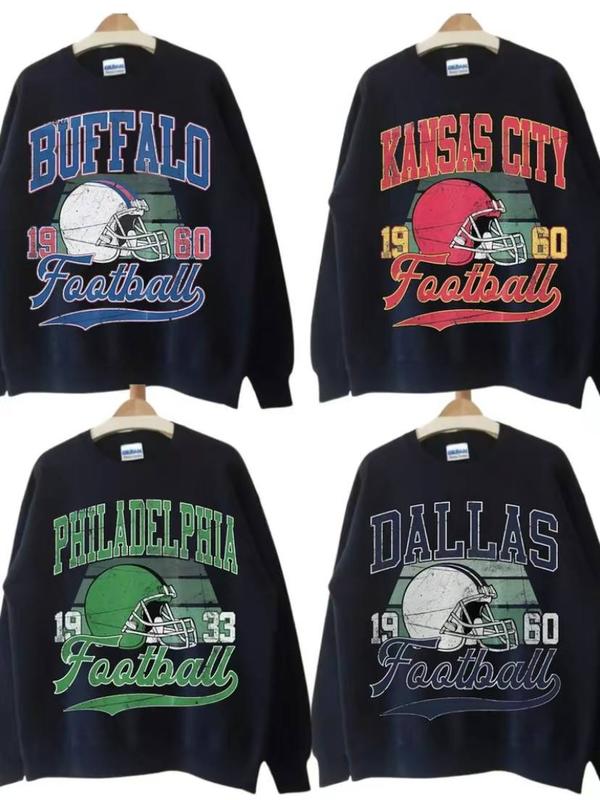 Vintage All Teams Football Unisex Shirt, Sport All Teams Shirt,  Vintage Football Shirt, Hometown Teams Shirt, Football Retro Tshirt, Gildan 5000 Unis