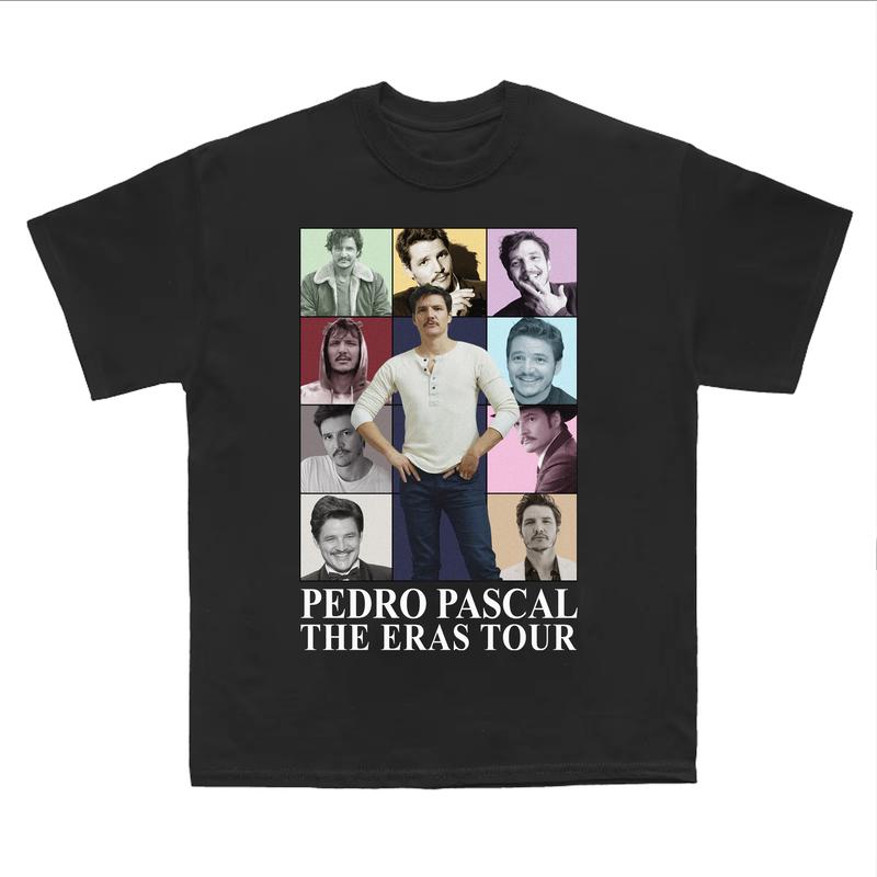 Vintage Pedro Pascal Eras Tour , Pedro Pascal Tribute Celebrity Shirt, Actor PEDRO PASCAL Shirt,Sweatshirt Hoodie