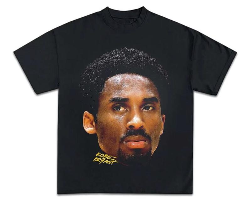 Kobe Bryant Signature Graphic T-Shirt  Classic Basketball Original Unisex Tees  Graphic Sports Modern Vintage Tee Menswear Top